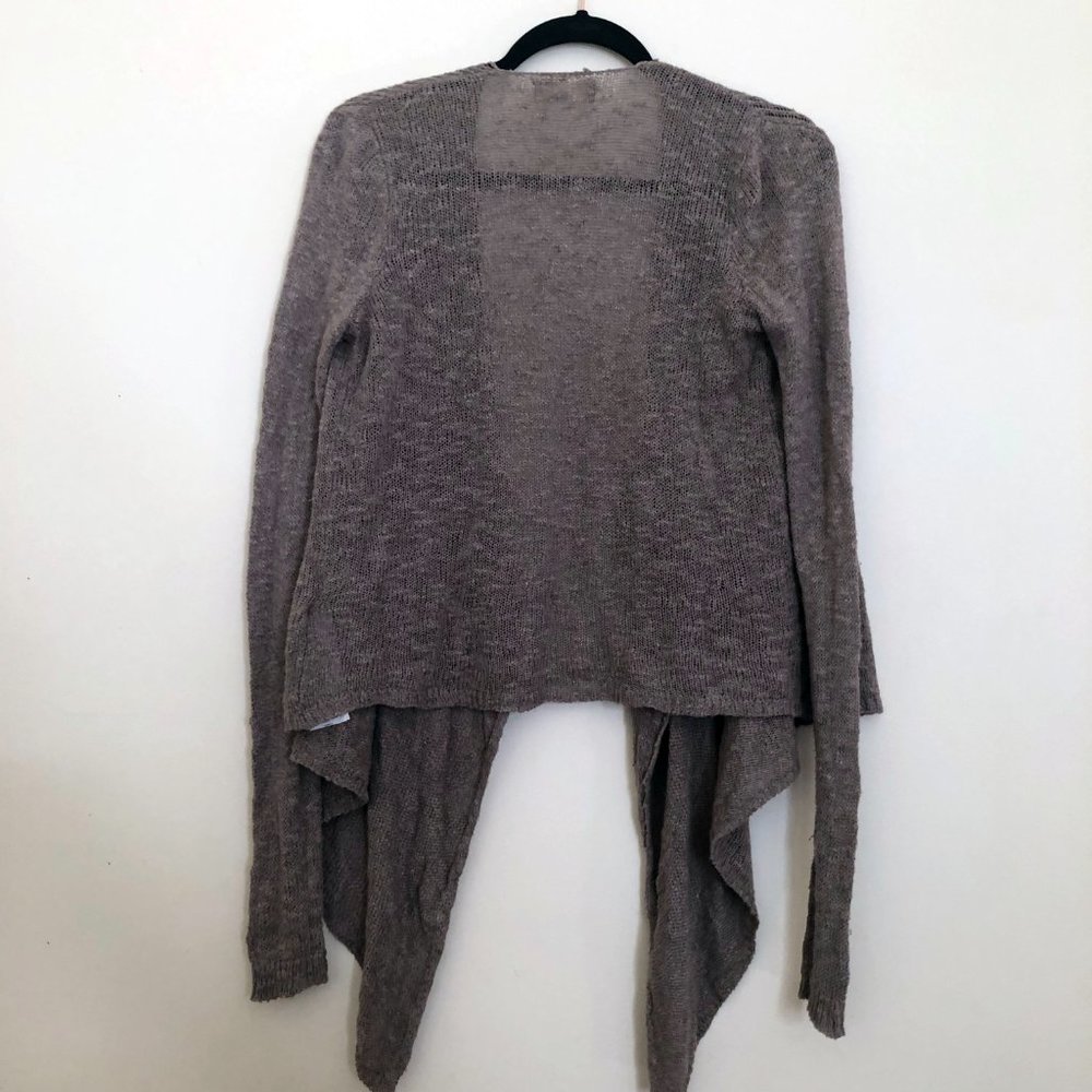 Hollister Lightweight Tan Open-Front Cardigan | Size XS - Picture 7 of 10